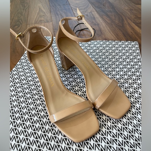 STUART WEITZMAN | NUDISTCURVE 75 BLOCK SANDAL -  BNWT - Picture 10 of 16